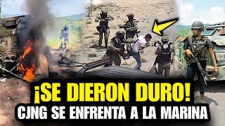 🚨¡ALERTA MAXIMA Fuerte TOPON Entre Marinos Y Mafiosos Del CJNG En Jalisco [upl. by Ardnaek128]