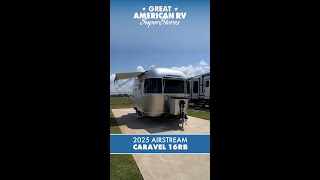 Tour The NEW 2025 Airstream Caravel 16RB  Available Now at Great American RV [upl. by Derfniw]