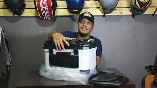 UNBOXING RXR HARD PLASTIC TOP BOX [upl. by Adnawt]