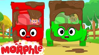 Morphle Vs Orphle at the Carwash  Mila and Morphle Cartoons  Morphle vs Orphle  Kids Videos [upl. by Adniram]