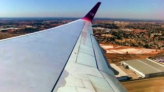 FlySafair B737 Takeoff Johannesburg [upl. by Silda]