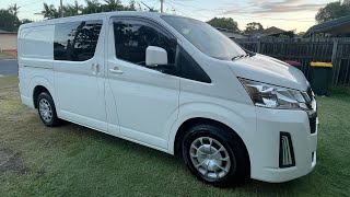 2020 Toyota Hiace crew van camper [upl. by Perkin913]