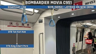 Ride on NEW DRMD C951 🔵 Bombardier Movia C951 9015 Tan Kah Kee → King Albert Park [upl. by Lin]