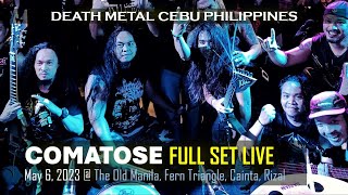 4K HDR COMATOSE  FULL SET LIVE  FERN TRIANGLE CAINTA RIZAL  DEATH METAL FROM CEBU PHILIPPINES [upl. by Ruthanne]