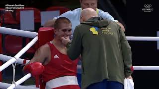 Dmytro Lovchynskyi UKR vs Luka Pratljačić CRO World Olympic Qualifiers 2024 92kg [upl. by Ernie311]