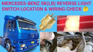 Mercedes Benz SKLB Reverse Light Switch Location amp Reverse Light Wiring Diagram😱🤔 [upl. by Ativoj]