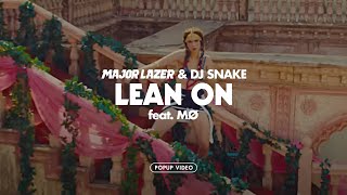 Major Lazer amp DJ Snake  Lean On feat MØ Official PopUp Video [upl. by Ardnalak37]