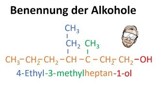 Benennung von Alkoholen  Nomenklatur der Alkanole  Chemie Endlich Verstehen [upl. by Yecak]