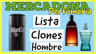 MERCADONA CLONES perfumes HOMBRE 🌺 actualizado [upl. by Mayne]