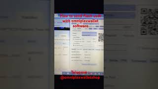 How to send flash usdt with omniplexwallet software bitcoin omniplexwallet usdt [upl. by Ilime]