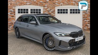 202323 ALPINA B3 TOURING 30 BITURBO ALL WHEEL DRIVE IN FROZEN GREY WITH BLACK VERNASCA LEATHER [upl. by Schaffer961]