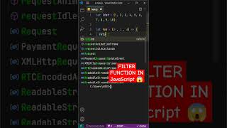 Filter function in JavaScript 2024 Explained coding javascript [upl. by Ynabe]