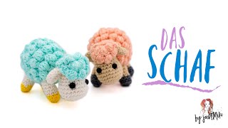 Schaf häkeln 🐑 Do it Yourself Amigurumi by justMiko [upl. by Eldnik]