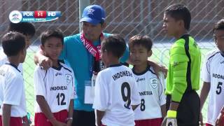 Portugal vs Indonesia  Ranking Match 916  Highlights  Danone Nations Cup 2015 [upl. by Buckingham]