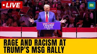 Trump Rally At MSG  Donald Trump LIVE Trump Draws Massive Crowd at Madison Square Garden Rally [upl. by Nelehyram]