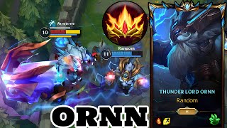 Wild Rift Ornn Thunder Lord Ornn Skin Gameplay Rank Challenger [upl. by Eniliuqcaj]