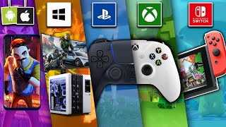 Top 25 CrossPlatform Multiplayer Games For Mobile PC PS4PS5 Xbox Switch Play with Friends [upl. by Tnattirb]