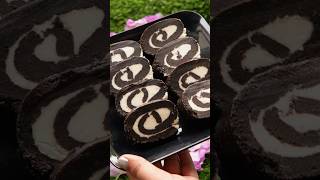 Oreo rolls oreo shorts viral trending youtubeshorts cake chocolate recipe cadbury ytshorts [upl. by Saiff]