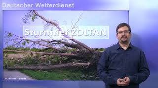 20122023 Unwetterwarnung  Deutscher Wetterdienst DWD [upl. by Kubetz]