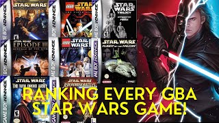 I Played and Ranked Every Star Wars Game on the Gameboy Advance  Top Star Wars Games [upl. by Web987]