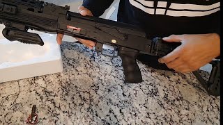 CYMA Sport Tactical AK47 Airsoft AEG with Side Folding Stock Unboxing [upl. by Eisseb589]