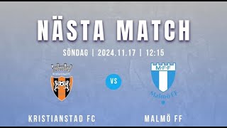 Kristianstad FC p2012  p2013 Malmö FF [upl. by Valina]