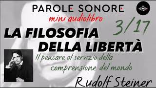 Rudolf Steiner  MINI AUDIOLIBRO 317  LA FILOSOFIA DELLA LIBERTA  Parole Sonore [upl. by Ramsay]