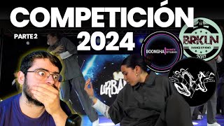 REACCIONANDO a BAILES de competición 2024 [upl. by Beshore]