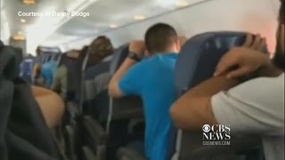 Watch Passengers brace for emergency plane landing [upl. by Sasnak]