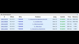 Codeforces Round 925 Div 3  A  E [upl. by Eloci857]