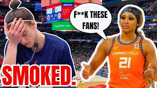 DiJonai Carrington Gets SMOKED After SLAMMING Caitlin Clark Fans WNBA Players Are SO JEALOUS [upl. by Atteloiv]