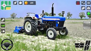 Farming games tractor driving  tractor game  tractor wala game  tractor gadi game 4 [upl. by Melnick]