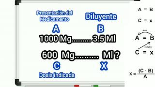 Cálculo de Dosis de medicamento y conversión de Gramos a Miligramos Fácil  Ejercicio 5 🤓💉👌 [upl. by Agnella]