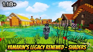 The best shaders on MCPE‼️ YamaRins Legacy Renewed  Shaders Minecraft Showcase [upl. by Frodina569]