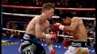 Manny Pacquiao Knockout Hit Real POWER The Stuff [upl. by Ayrolg757]