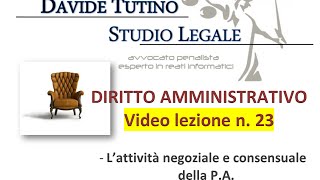 Dir Ammvo Vecchia disciplina ante codice dei contratti pubblici L’attività negoziale della PA [upl. by Herb]