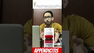 Appendicitis medicines homeopathic homeopathy youtubeshorts trending viralvideo appendicitis [upl. by Braasch675]