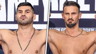 Filip Hrgovic vs Emir Ahmatovic HEAVYWEIGHT  FULL WEIGHIN  Matchroom Boxing USA [upl. by Cooperman]