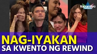 Mga artista nagiyakan sa loob ng sinehan matapos mapanood ang Rewind [upl. by Enoed128]