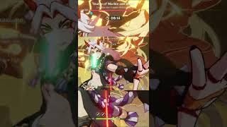 Arataki Itto C6 Battles Legatus Golem 48 In Spiral Abyss Floor 1232 shorts genshinimpact [upl. by Adel]