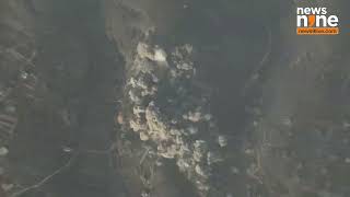 Israeli Army Video Shows Aerials of Strike on Hezbollah Targets in Southern Lebanon  News9 [upl. by Weiler]