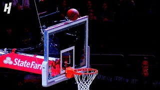 Bucks Fan NAILS INSANE HALFCOURT SHOT off the Top of the Backboard for 10000 🤑 [upl. by Ahsyekat]