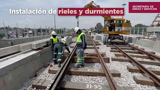 Avanzamos con la renivelación de la cabecera sur de la terminal Pantitlán de la L9 del Metro [upl. by Hallee]