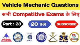 ITI MMV Exam Prep Ace Mechanic Motor Vehicle Questions Like a Pro  Part 23 [upl. by Neelahtak]