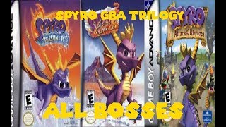 Spyro GBA trilogy all bosses [upl. by Ad]