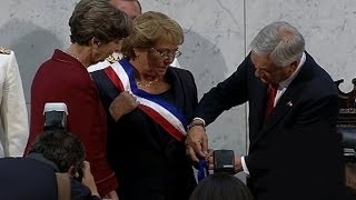 Michelle Bachelet asumió como Presidenta de Chile [upl. by Nelyag]