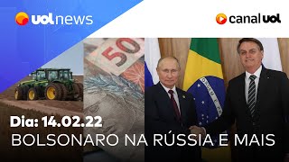 Bolsonaro na Rússia Banco Central Barroso e TSE tensão na Ucrânia covid Josias  UOL News [upl. by Lovash]