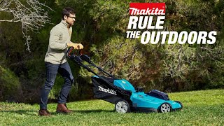 MAKITA  Rule the Outdoors  LXT Lawn Mower XML11CT1 15 sec [upl. by Keating165]