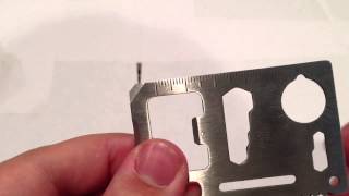 11 in 1 credit card multi tool [upl. by Noryk]