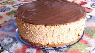 Tarta Mousse de Dulce de Leche SIN HORNO Postres Mil [upl. by Budd]